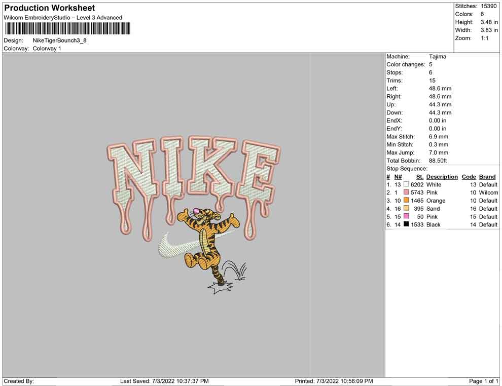 Nike Tiger Bounch