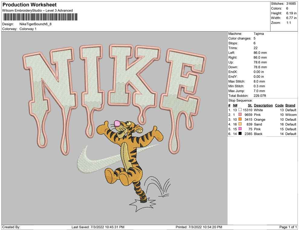 Nike Tiger Bounch