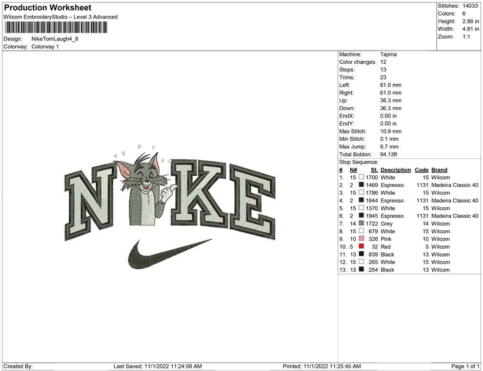 Nike Tom Laugh