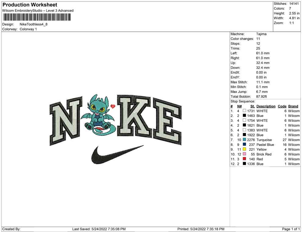 Nike Toothless
