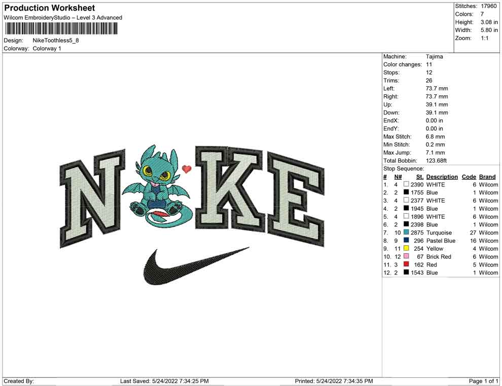 Nike Toothless