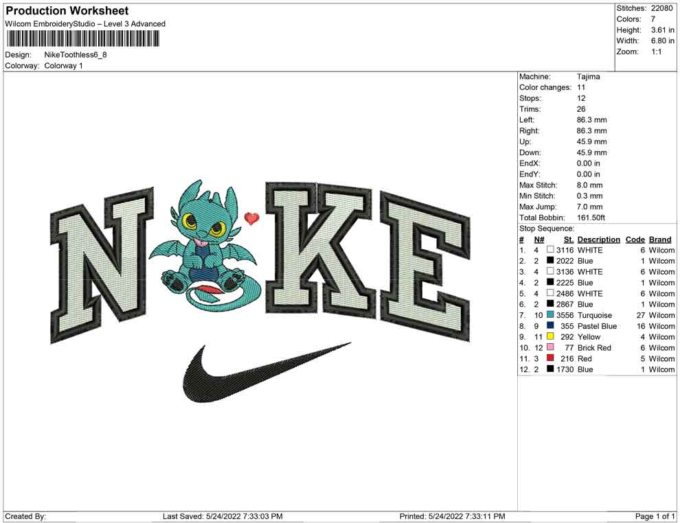 Nike Toothless