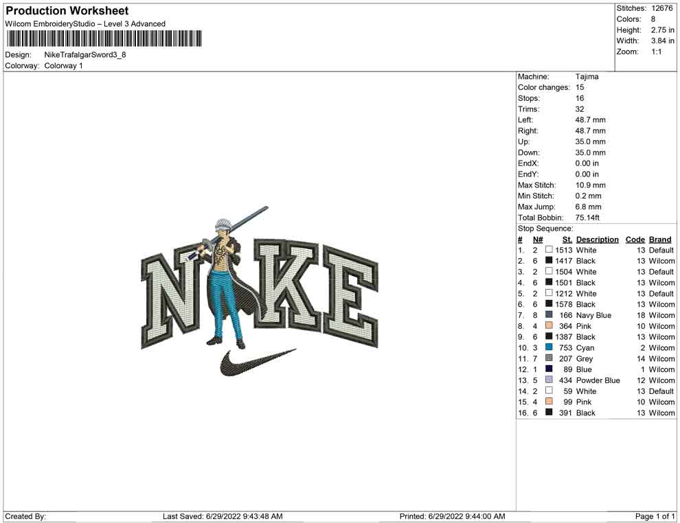 Nike Trafalgar Sword