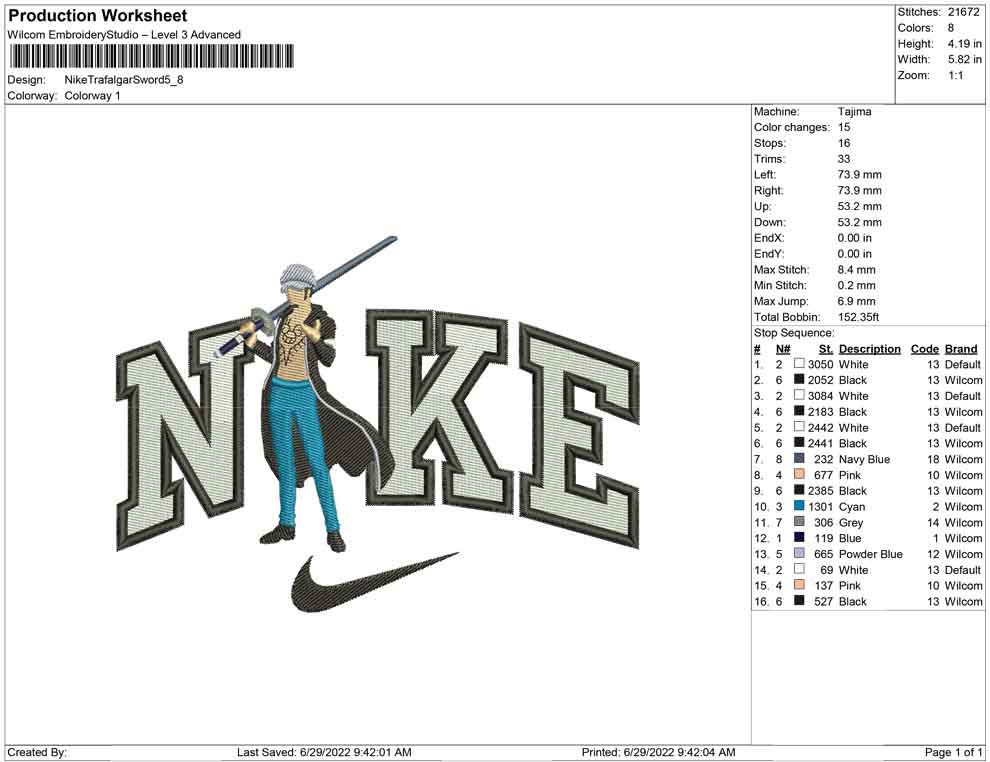 Nike Trafalgar Sword