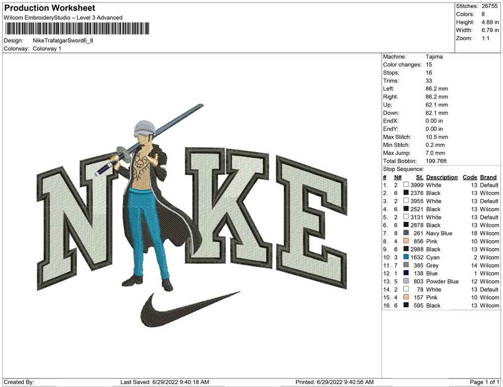 Nike Trafalgar Sword