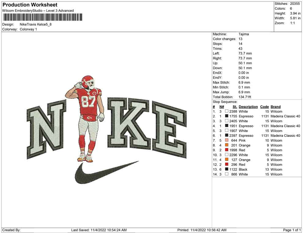 NikeTravis Kelce