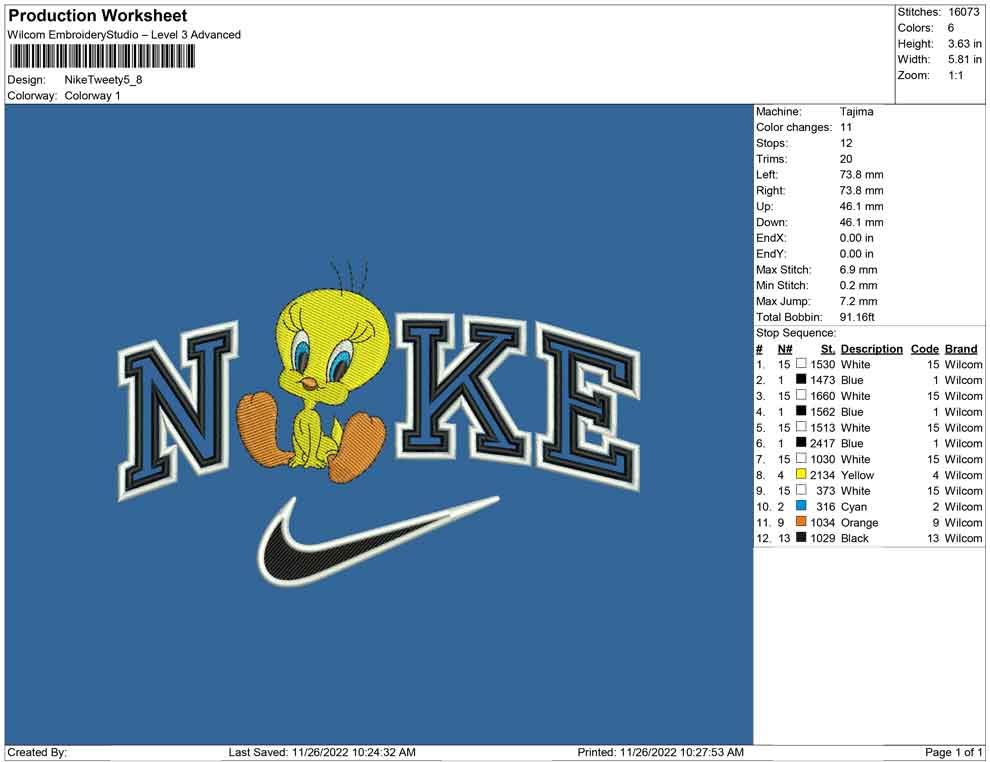 Nike Tweety