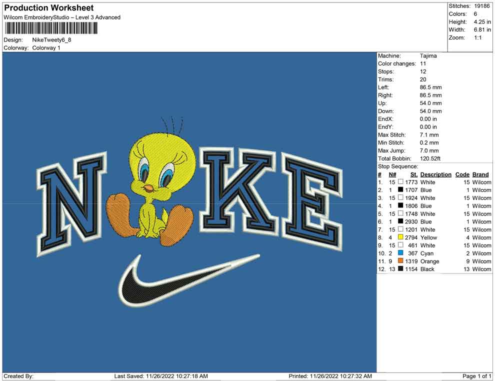 Nike Tweety