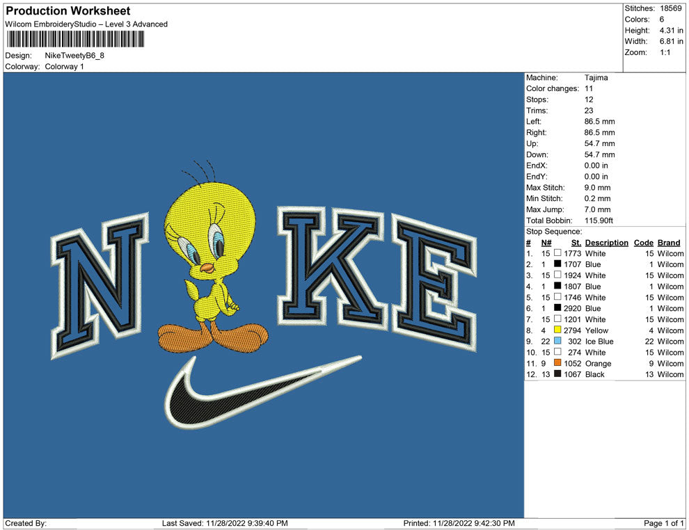 Nike Tweety B