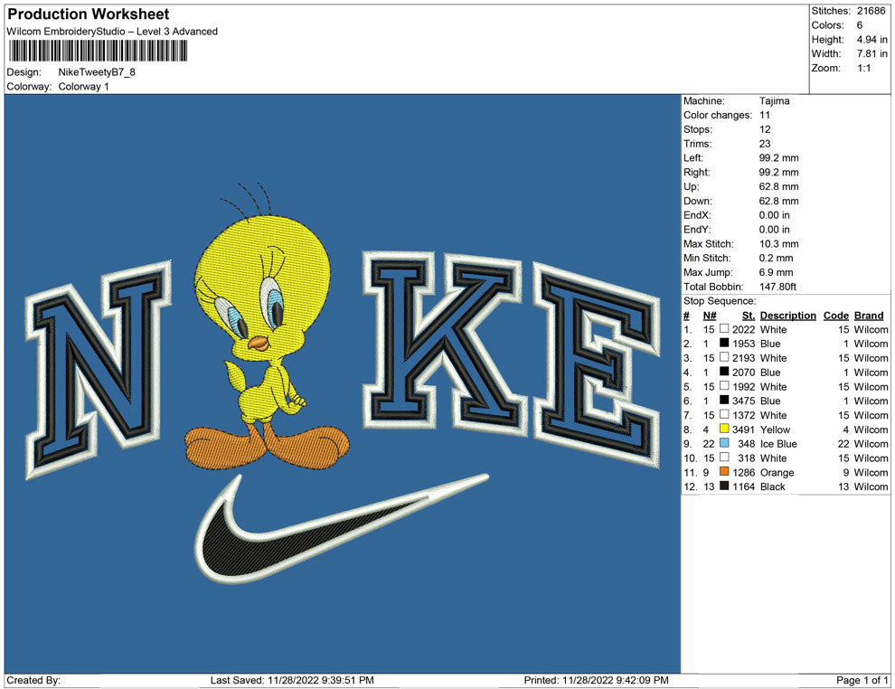 Nike Tweety B