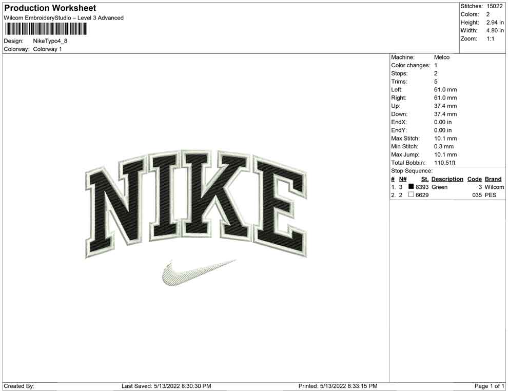 Nike Typo