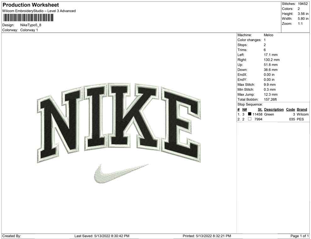 Nike Typo