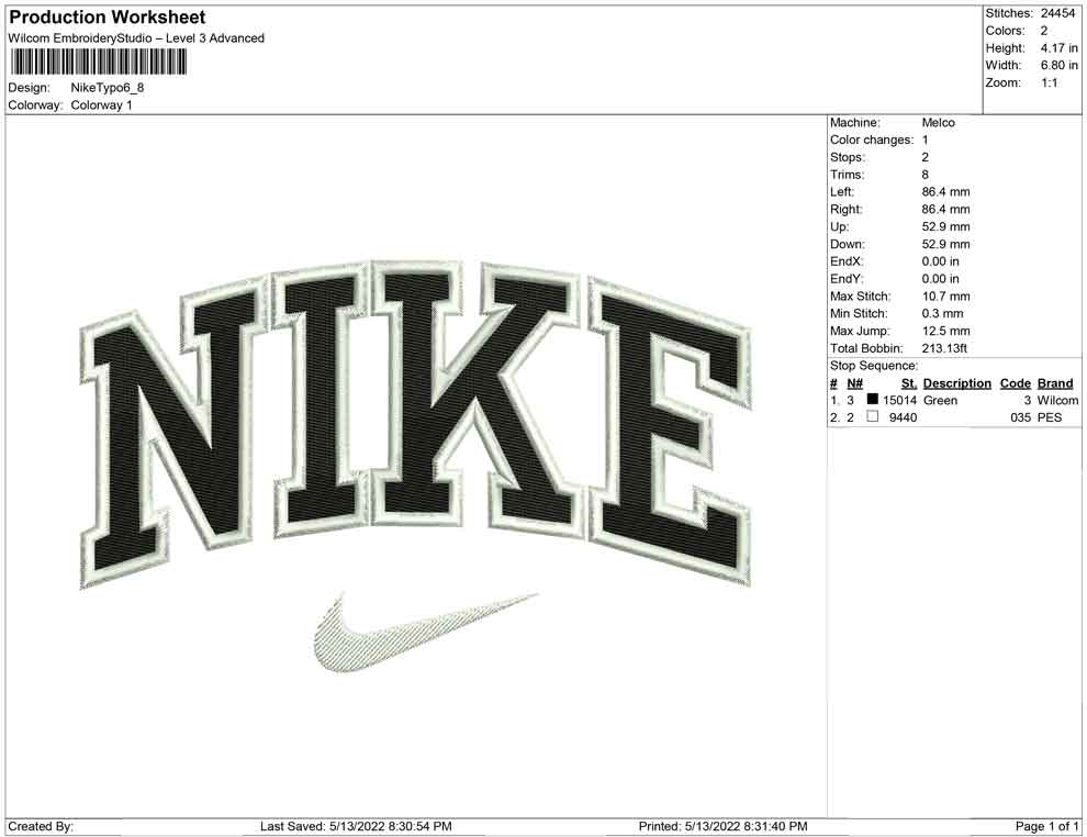 Nike Typo
