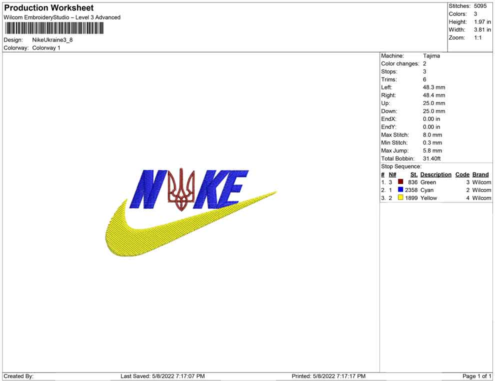 NIke Ukraine Symbol