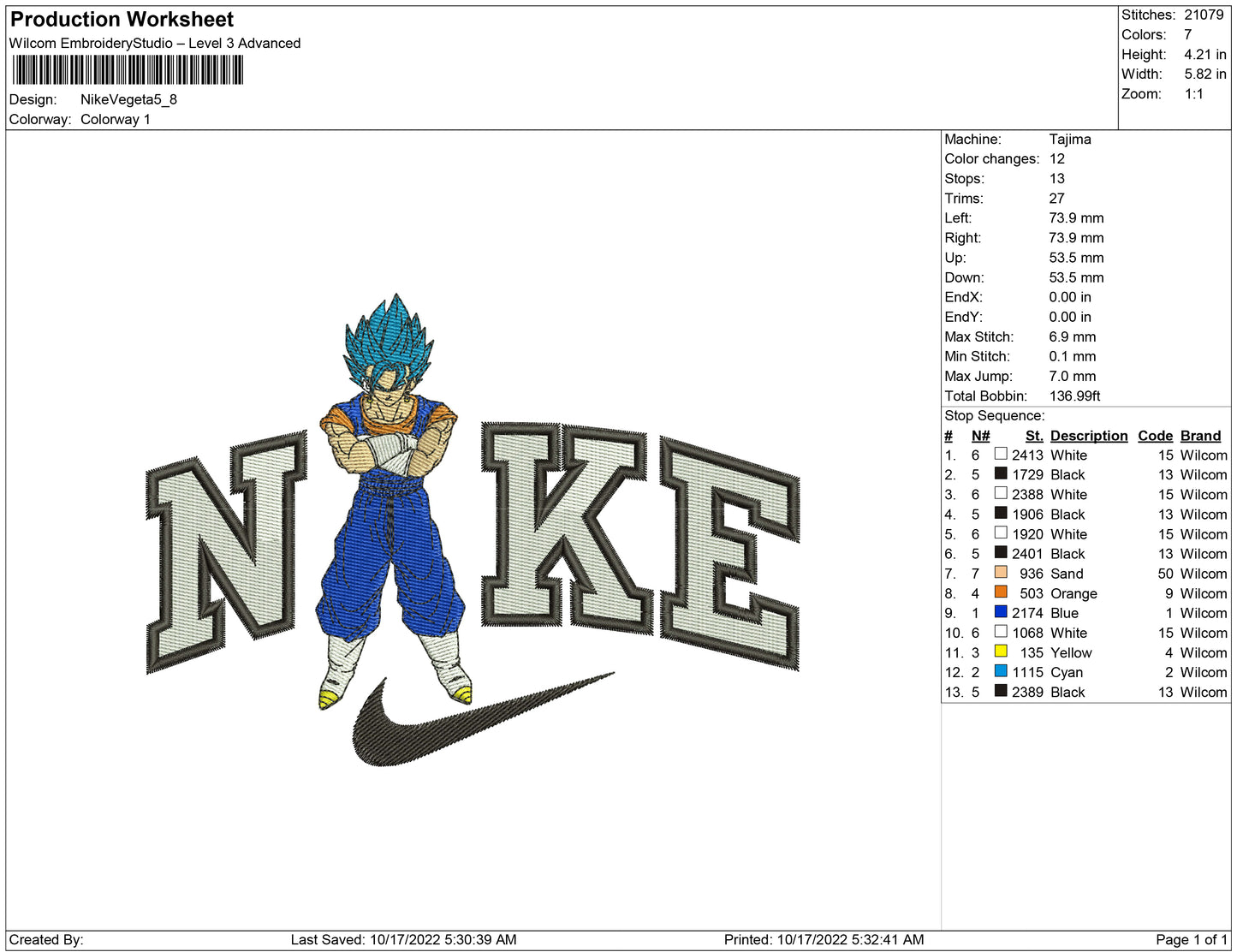 Nike Vegeta