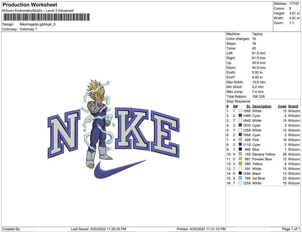 Nike Vegeta Lighting