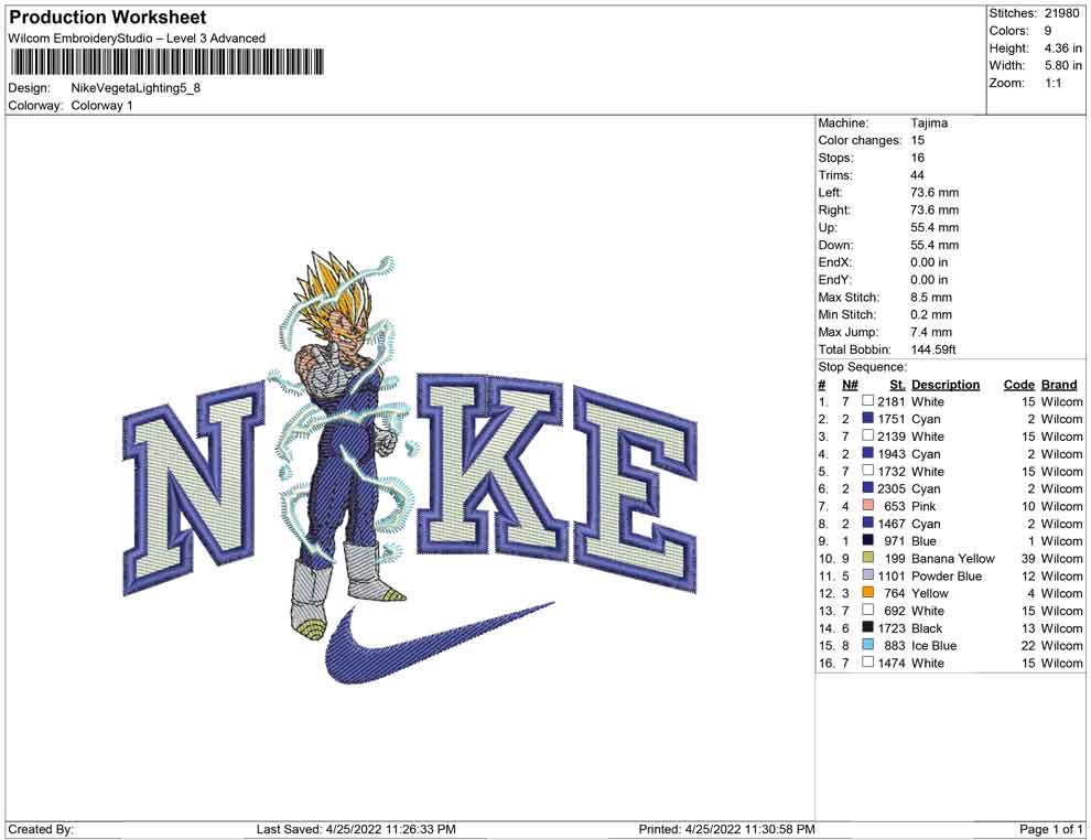 Nike Vegeta Lighting