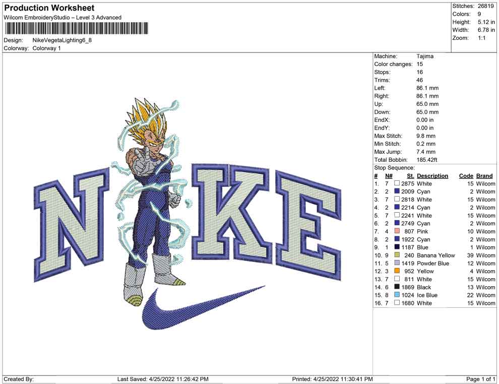 Nike Vegeta Lighting