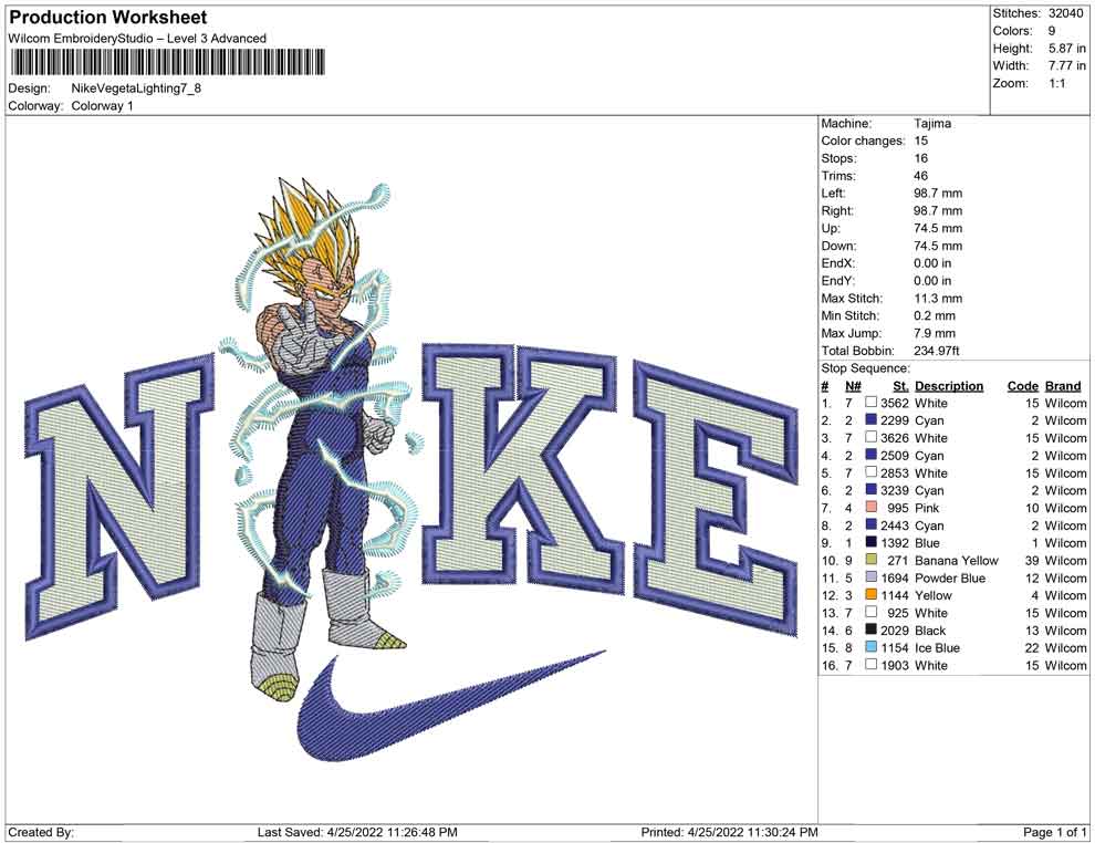 Nike Vegeta Lighting