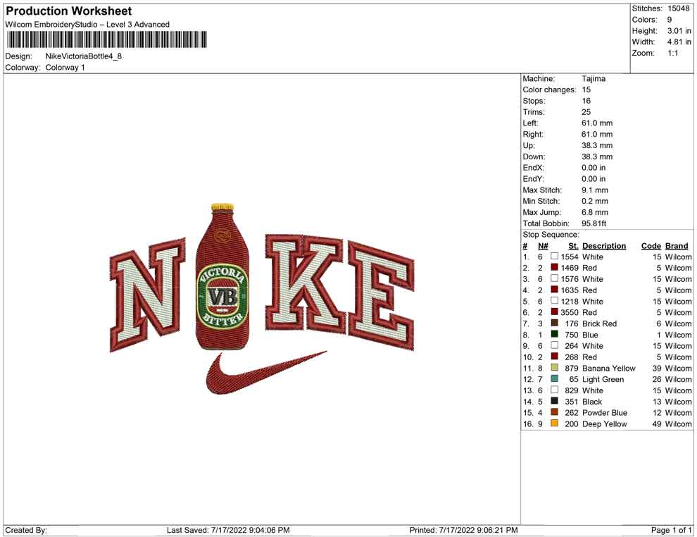 Nike Victoria Bottle
