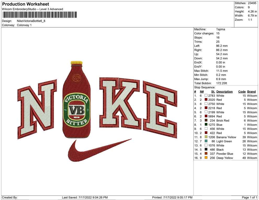 Nike Victoria Bottle