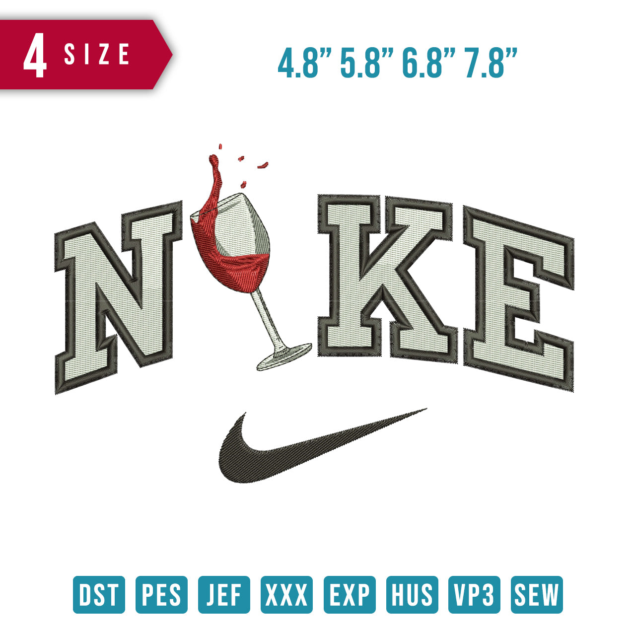 Nike Wine Spilled