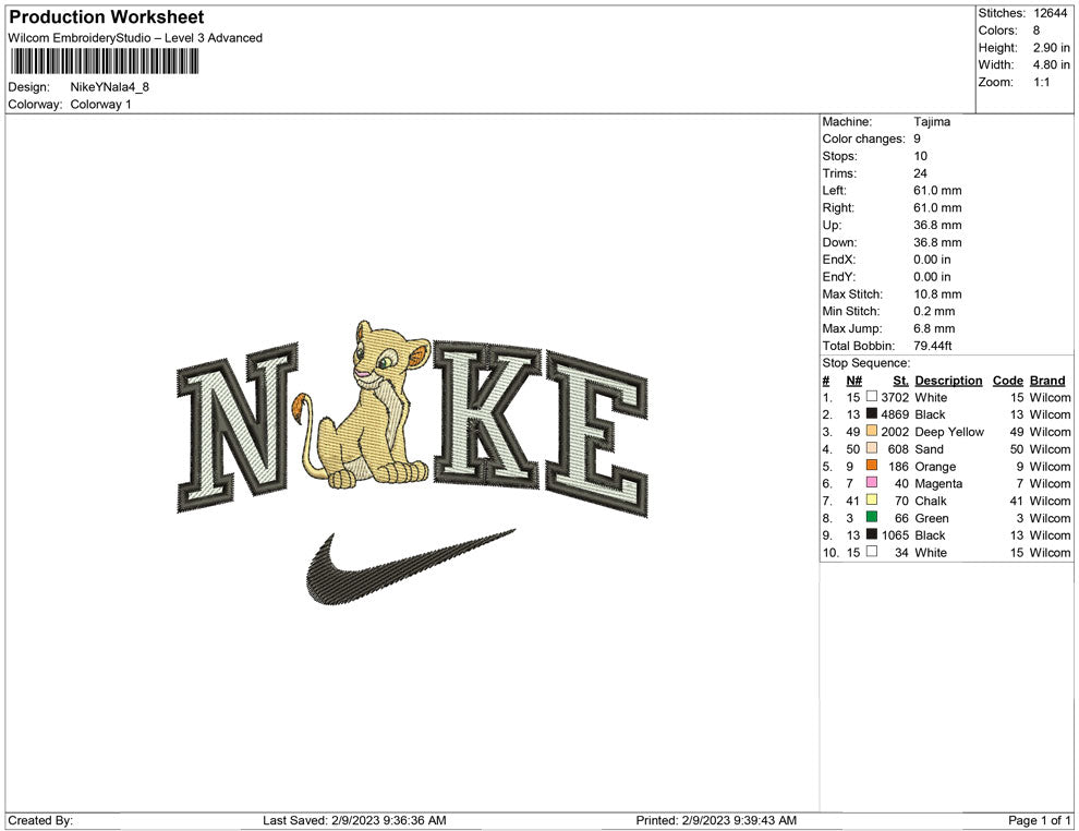 Nike Y Nala