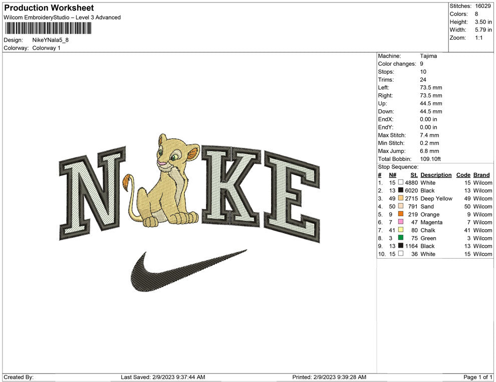 Nike Y Nala