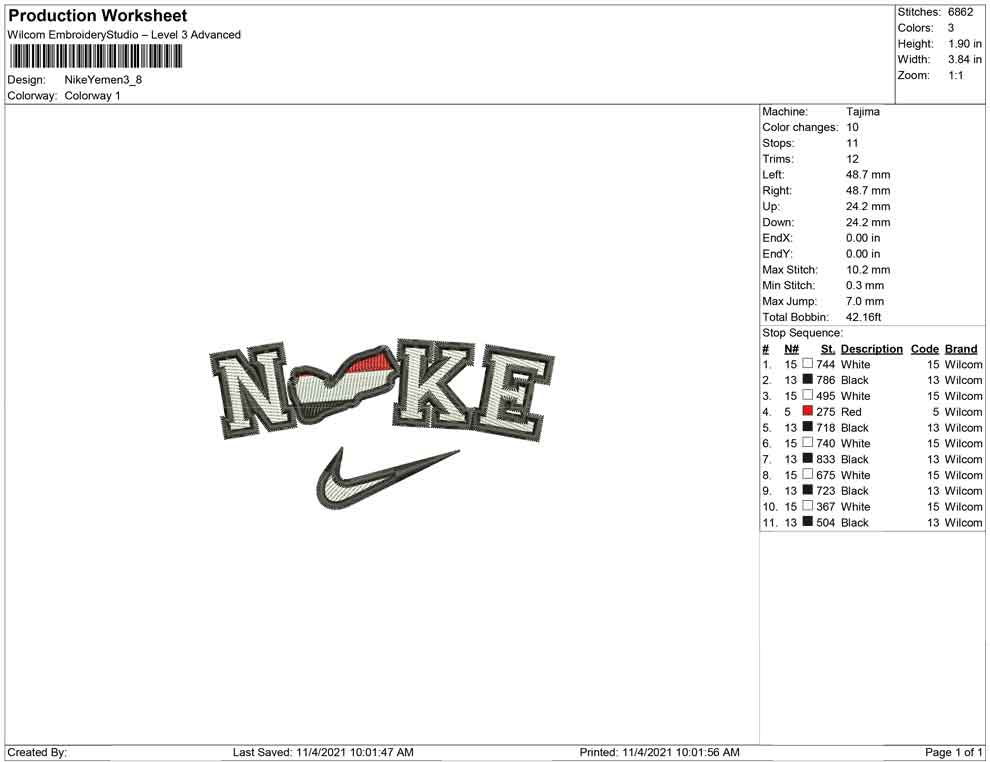 Nike Yemen Map
