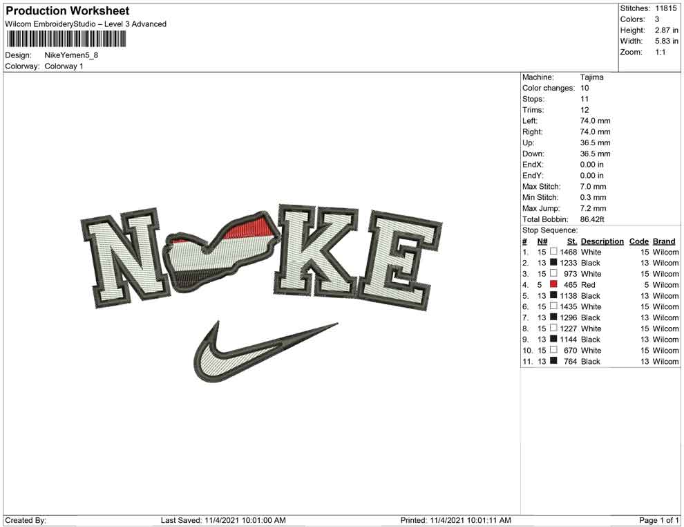 Nike Yemen Map