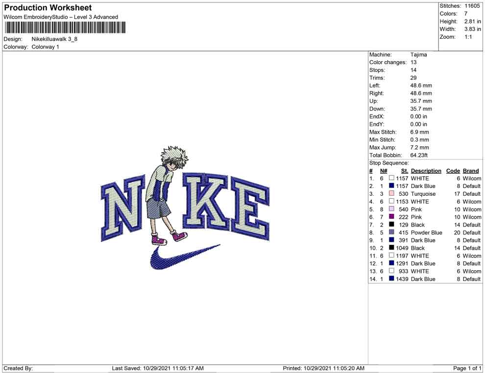 Nike Killua walk