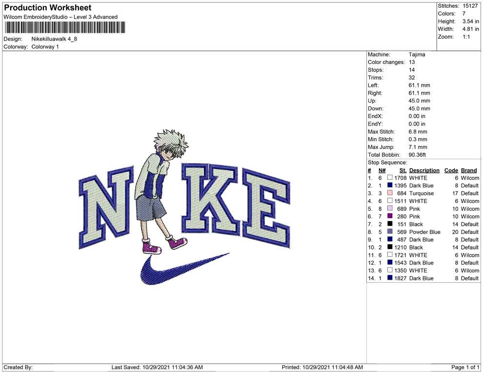 Nike Killua walk