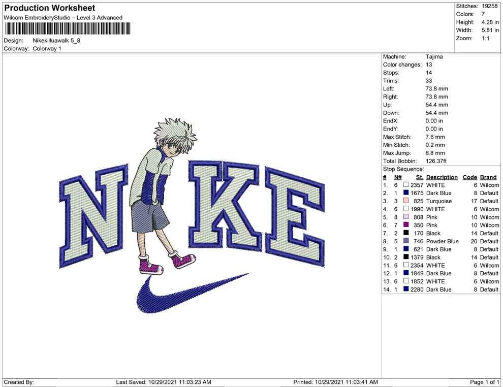 Nike Killua walk