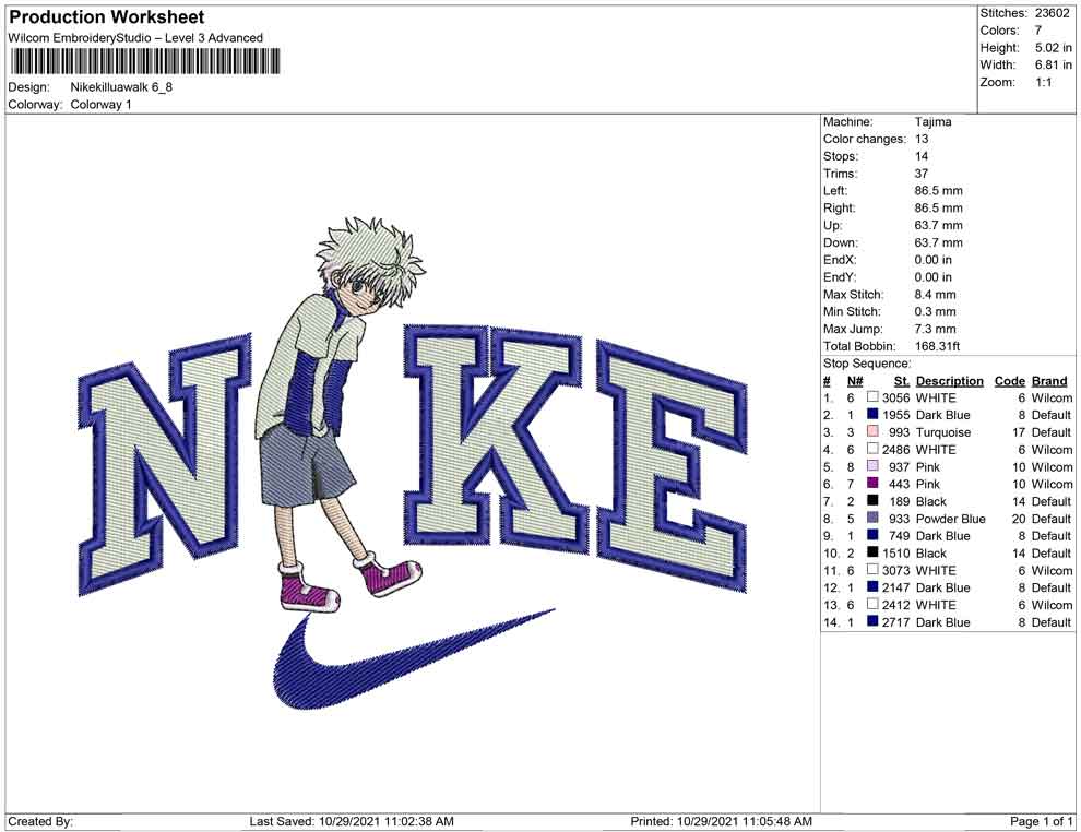 Nike Killua walk