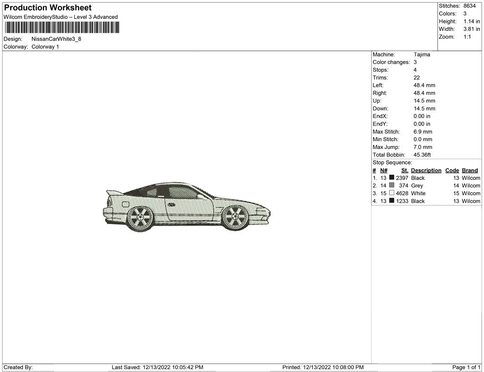 Nissan Car White