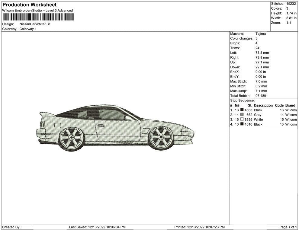 Nissan Car White