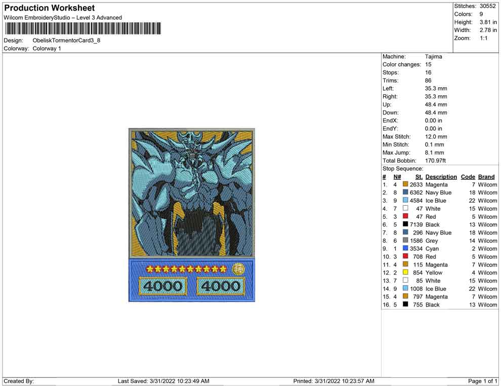 Obelisk Termentor Card