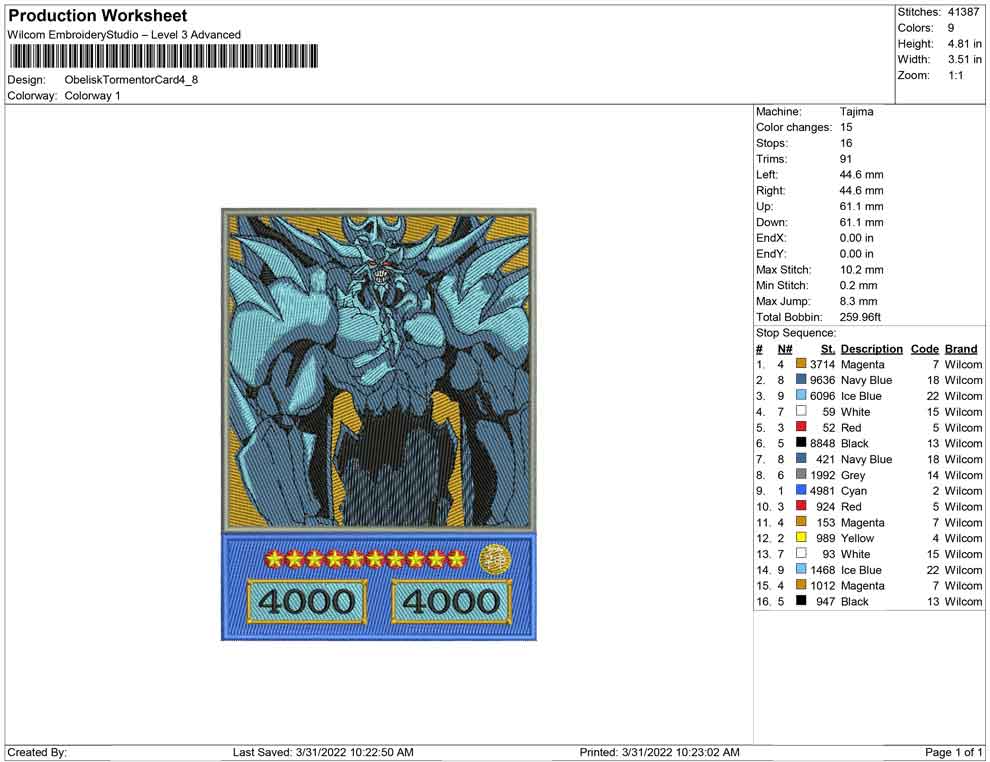 Obelisk Termentor Card
