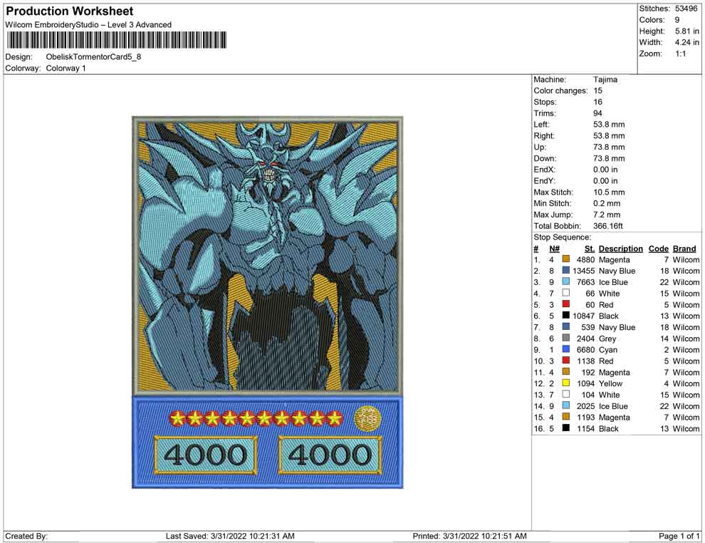 Obelisk Termentor Card