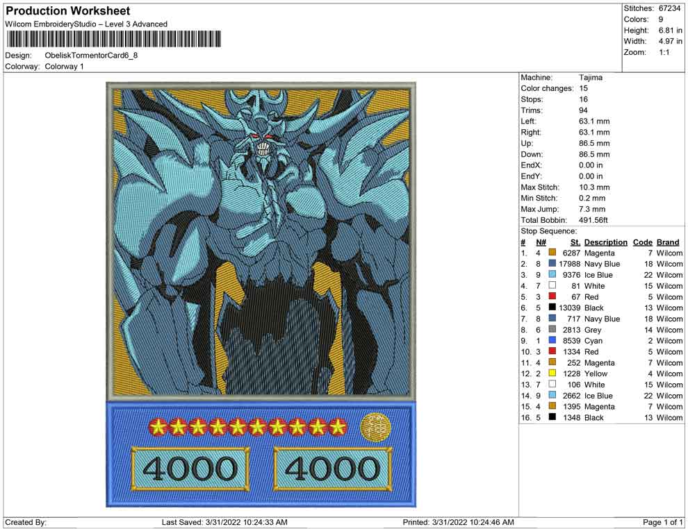 Obelisk Termentor Card