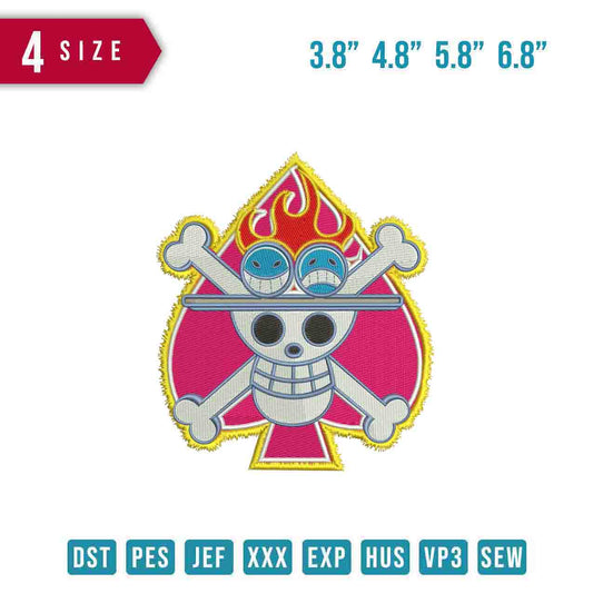 one piece logo heart