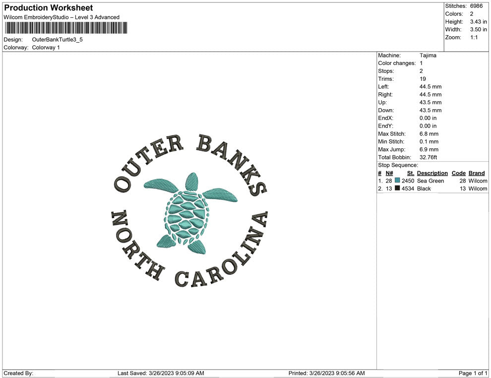 Outer Bank Turtle