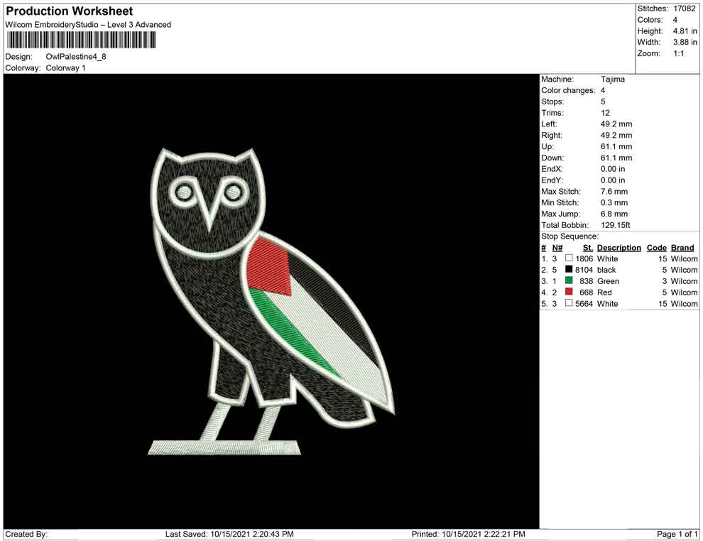 Owl Palestine