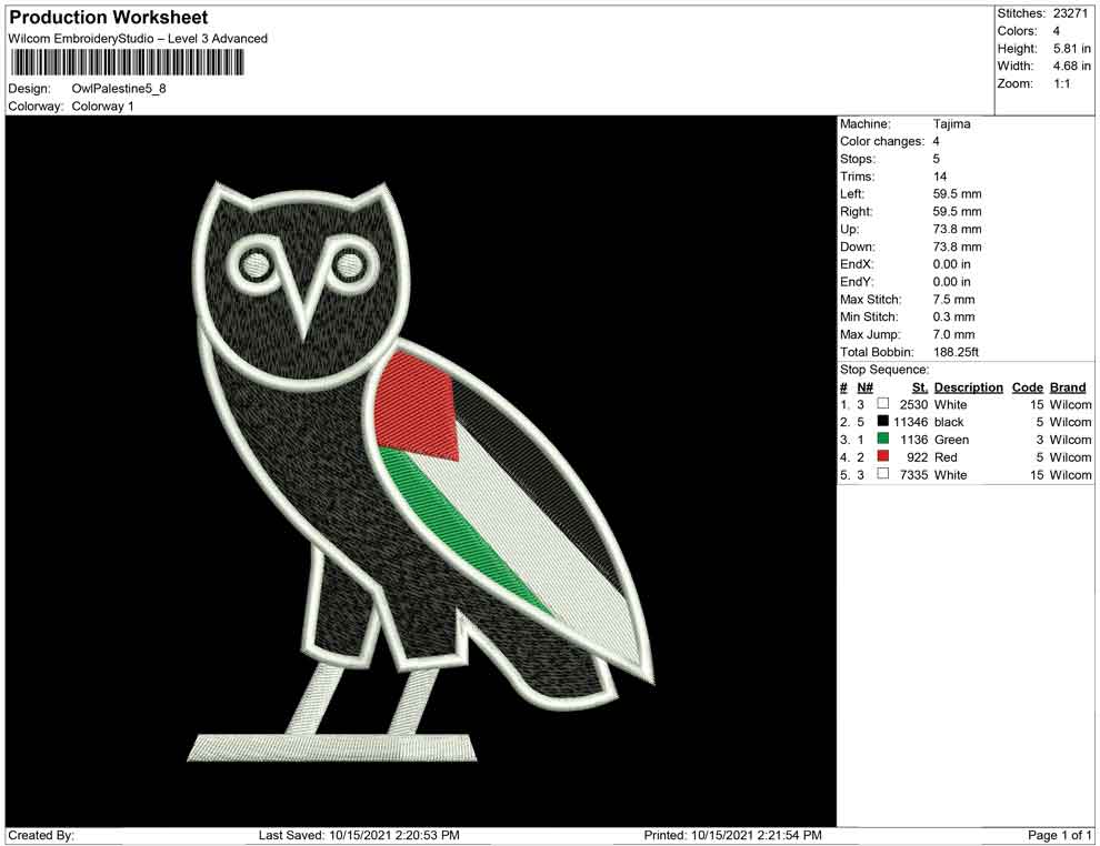 Owl Palestine