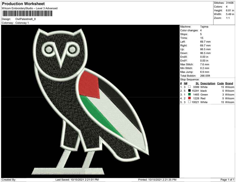 Owl Palestine