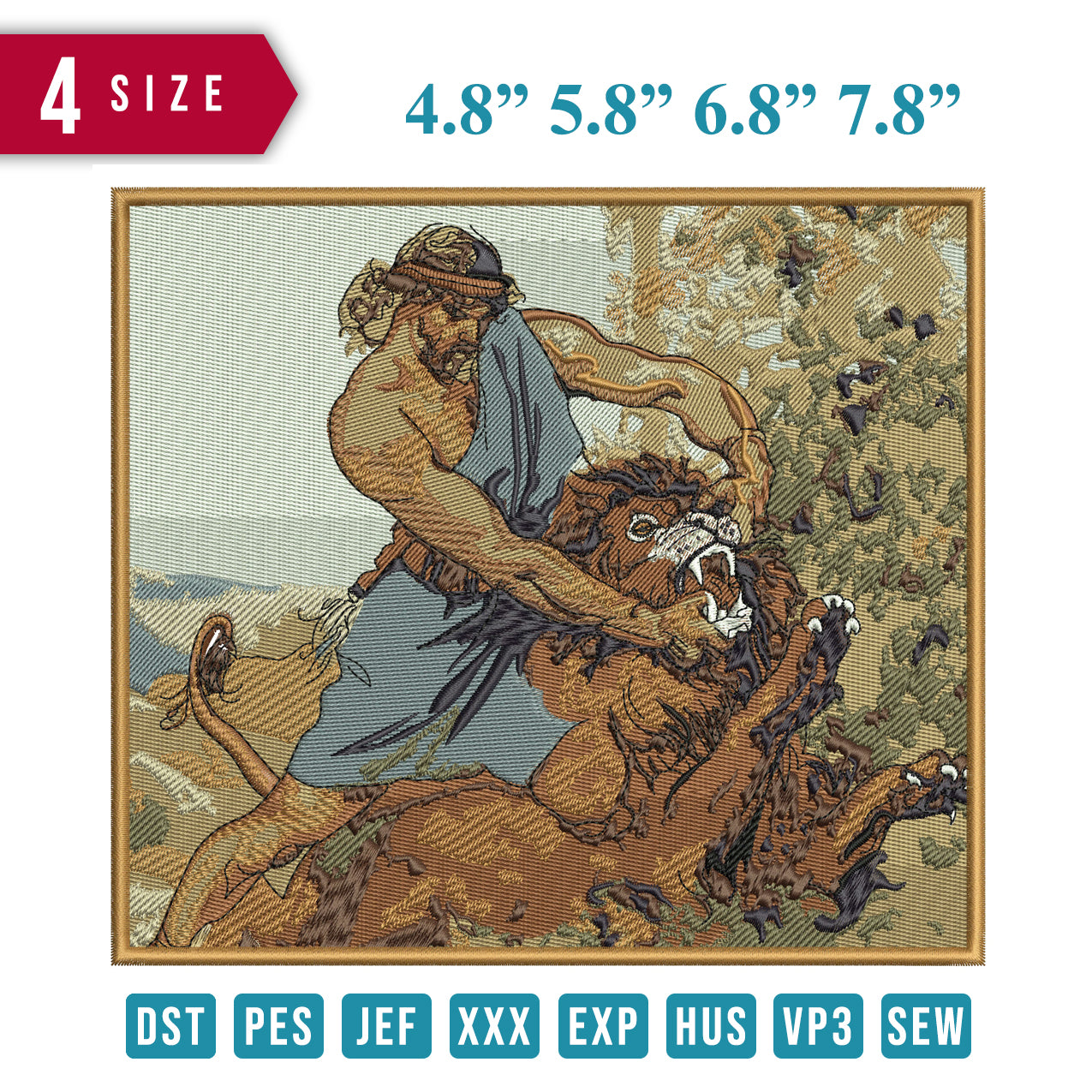 Painting Embroidery Poster