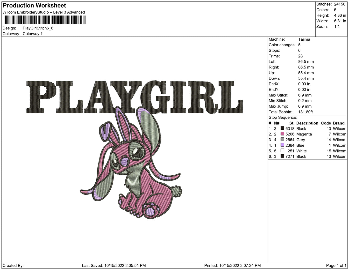 Play girl Stitch