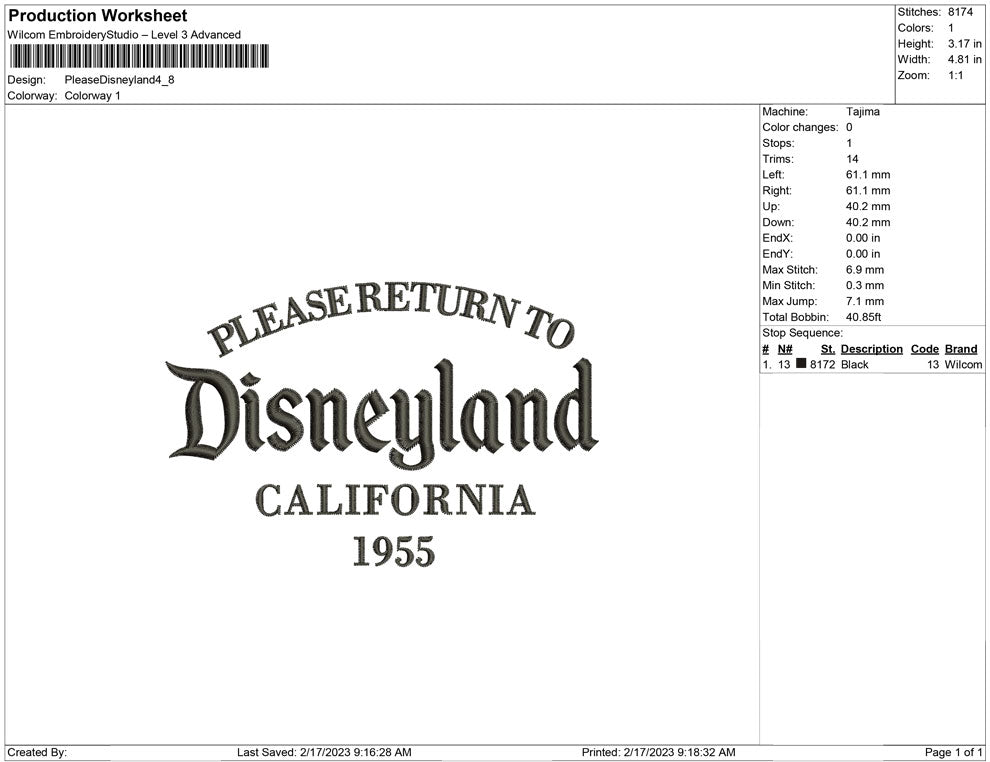 Disneyland Typo