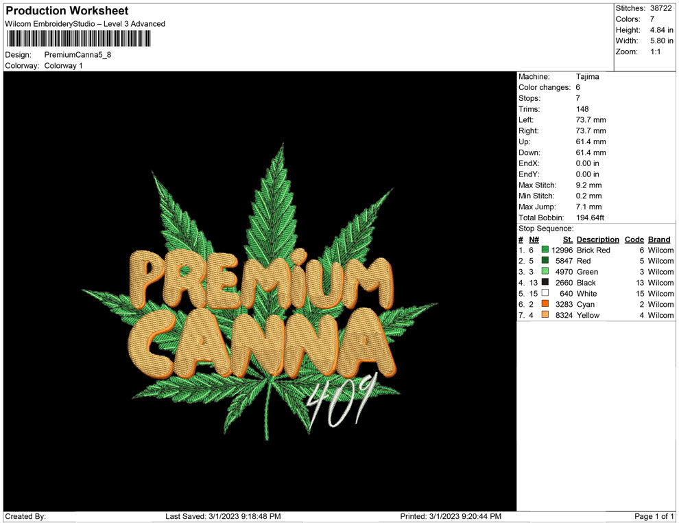Premium canna