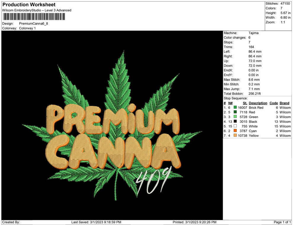 Premium canna